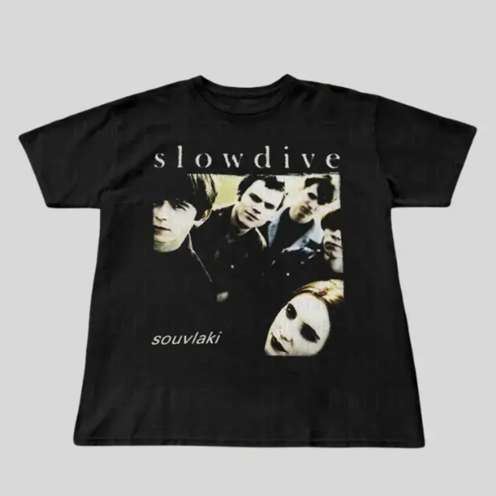 Slowdive Souvlaki Shirt, 90s Shoegaze Band Tee